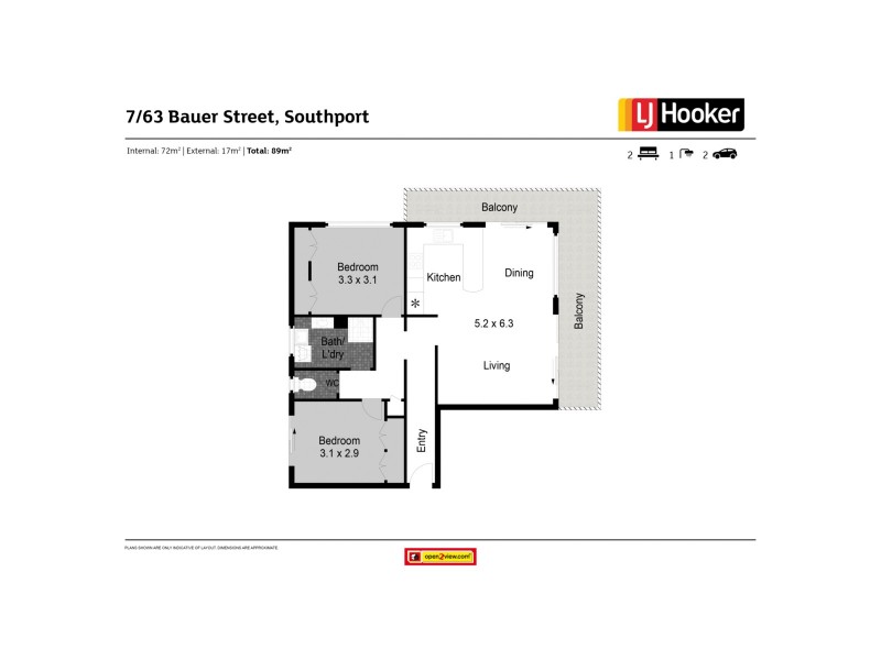 7/63 Bauer Street, Southport QLD 4215 Floorplan