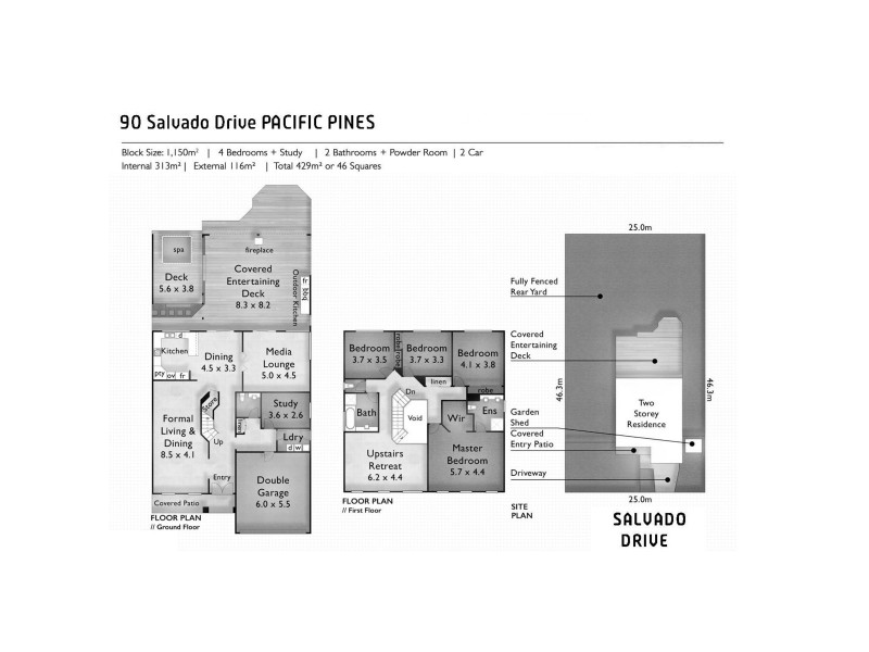 90 Salvado Drive, Pacific Pines QLD 4211 Floorplan