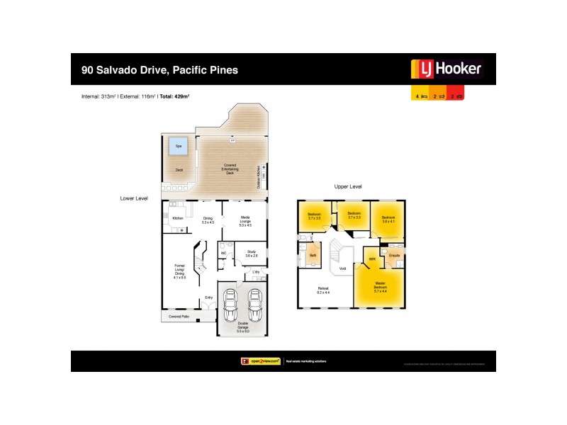 90 Salvado Drive, Pacific Pines QLD 4211 Floorplan