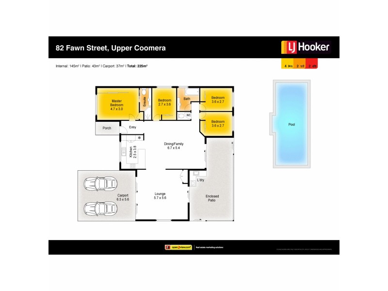 82 Fawn Street, Upper Coomera QLD 4209 Floorplan