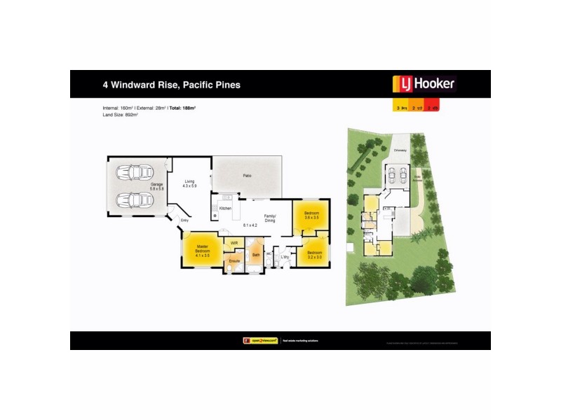 4 Windward Rise, Pacific Pines QLD 4211 Floorplan