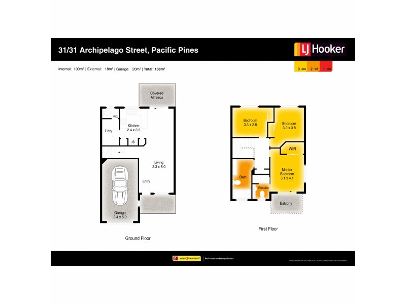 31/31 Archipelago Street, Pacific Pines QLD 4211 Floorplan