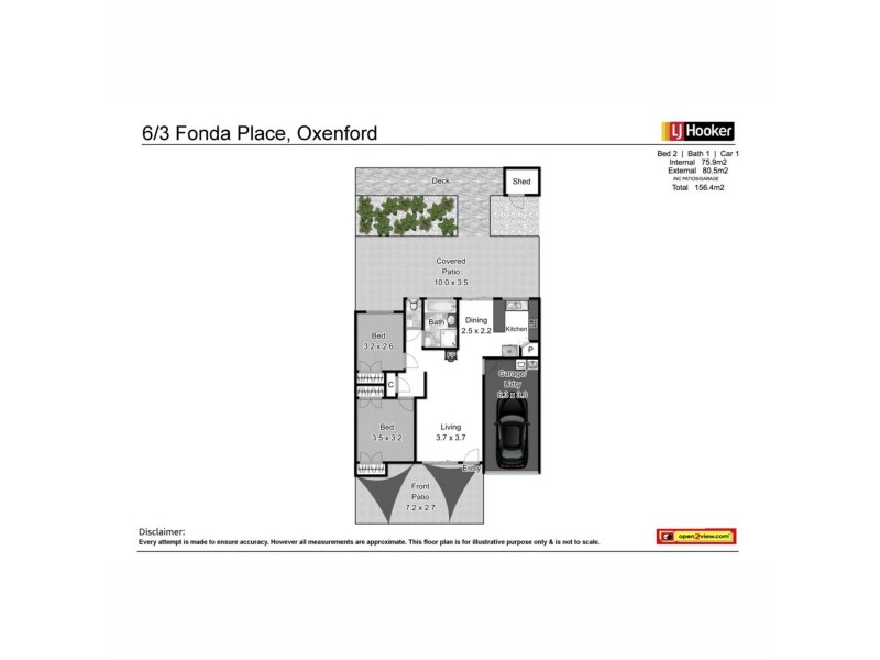 6/3 Fonda Place, Oxenford QLD 4210 Floorplan