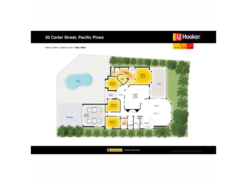 50 Carter Street, Pacific Pines QLD 4211 Floorplan