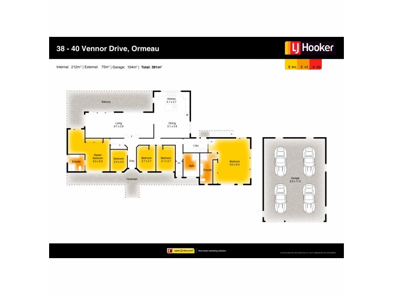 38-40 Vennor Drive, Ormeau QLD 4208 Floorplan