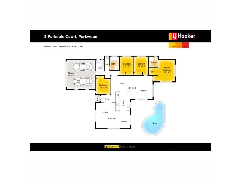 8 Parkdale Court, Parkwood QLD 4214 Floorplan