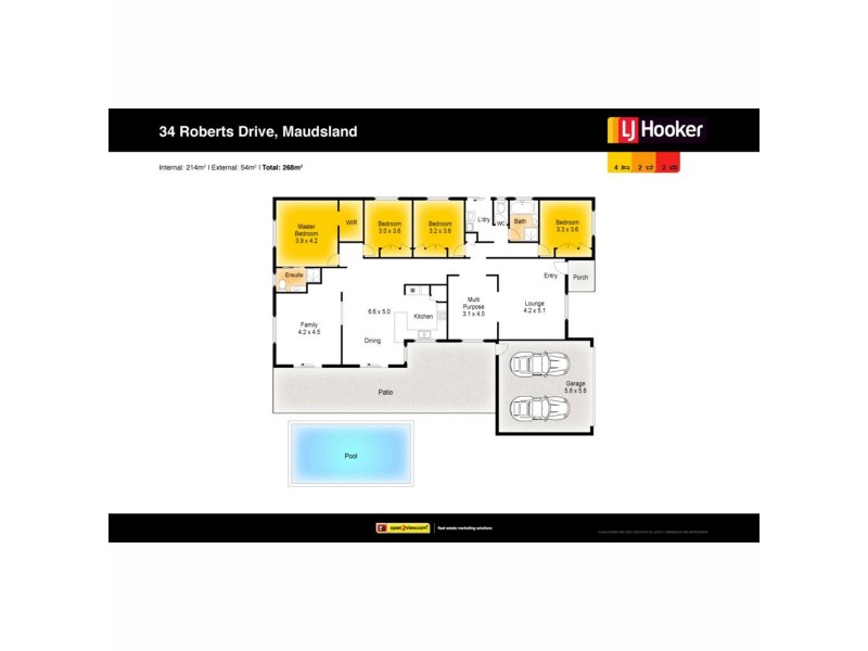 34 Roberts Drive, Maudsland QLD 4210 Floorplan