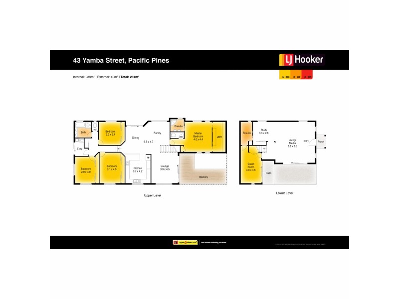 43 Yamba Street, Pacific Pines QLD 4211 Floorplan