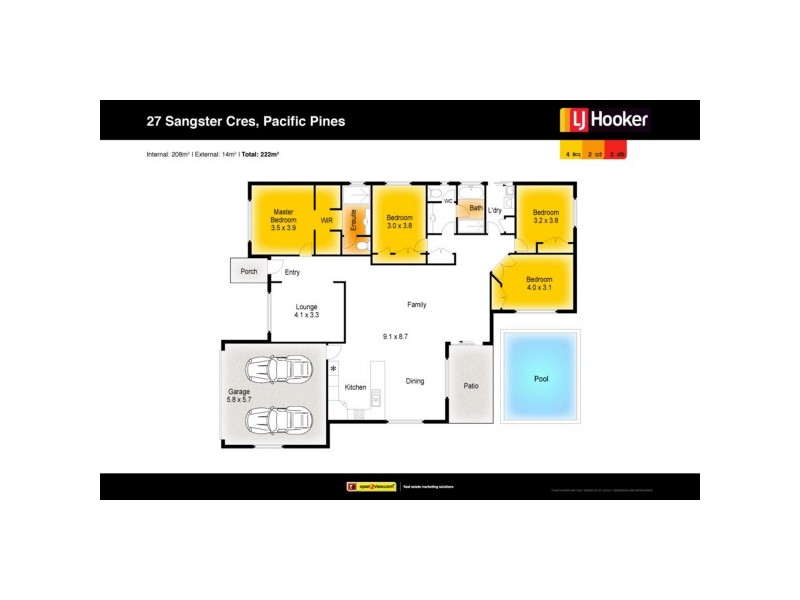 27 Sangster Crescent, Pacific Pines QLD 4211 Floorplan