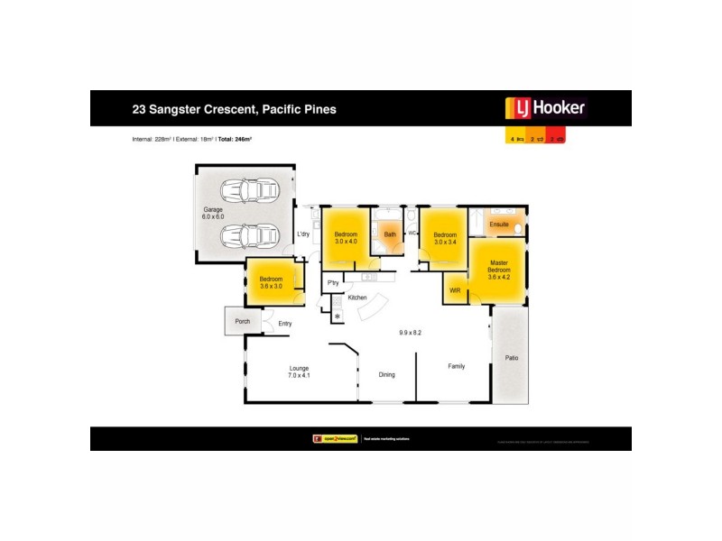 23 Sangster Crescent, Pacific Pines QLD 4211 Floorplan