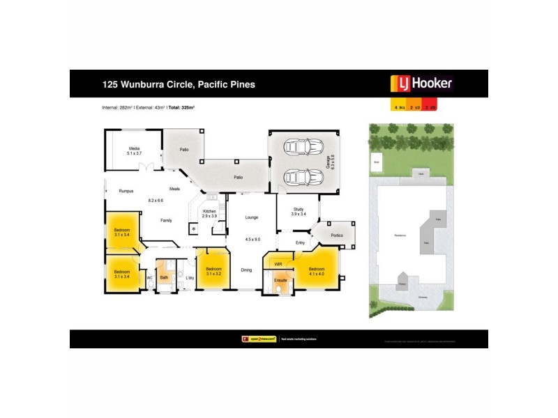 125 Wunburra Circle, Pacific Pines QLD 4211 Floorplan