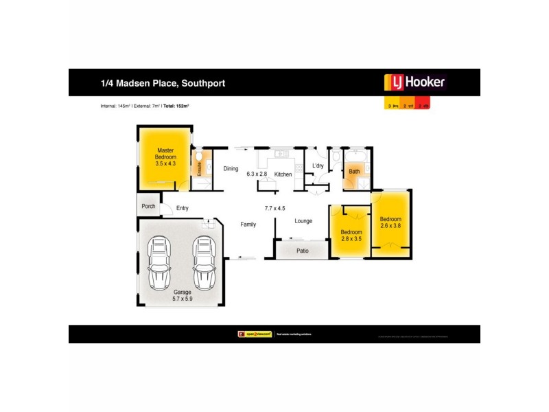 1/4 Madsen Place, Southport QLD 4215 Floorplan