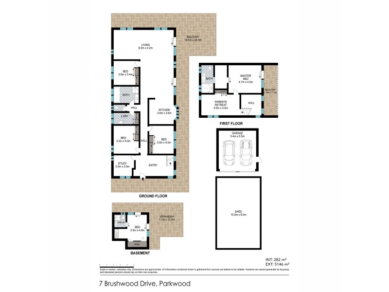 7 Brushwood Drive, Parkwood QLD 4214 Floorplan