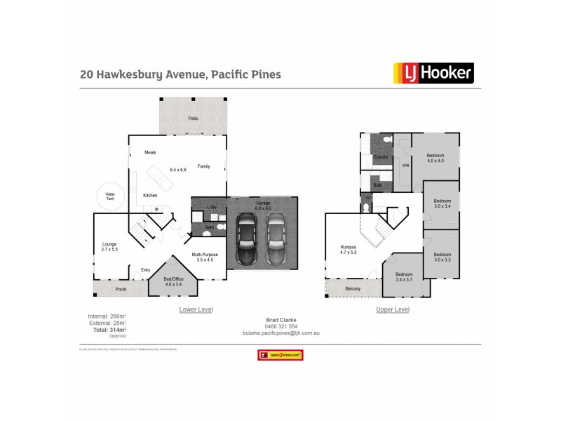 20 Hawkesbury Avenue, Pacific Pines QLD 4211 Floorplan