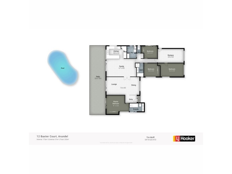 12 Baxter Court, Arundel QLD 4214 Floorplan