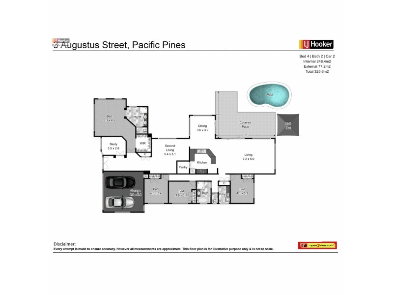 3 Augustus Street, Pacific Pines QLD 4211 Floorplan