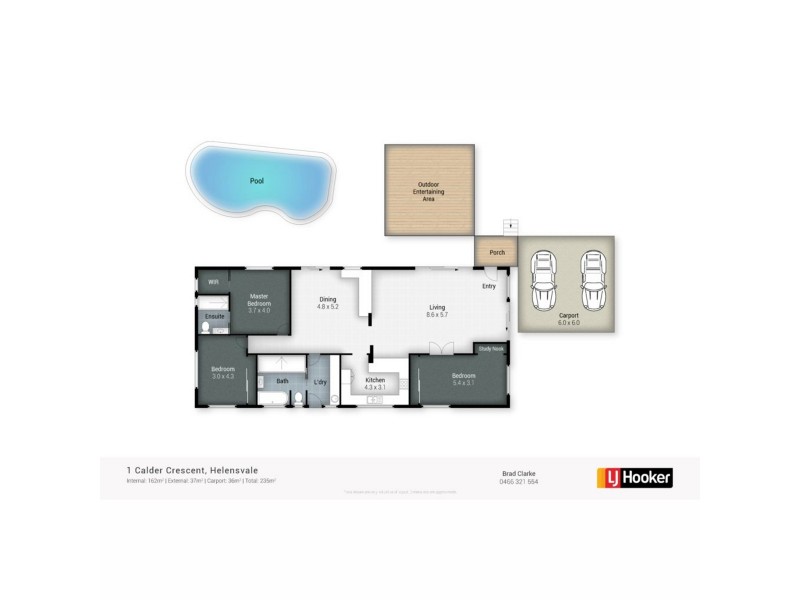1 Calder Crescent, Helensvale QLD 4212 Floorplan
