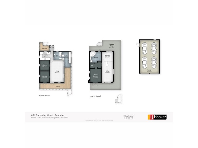 1/60 Sunvalley Court, Guanaba QLD 4210 Floorplan