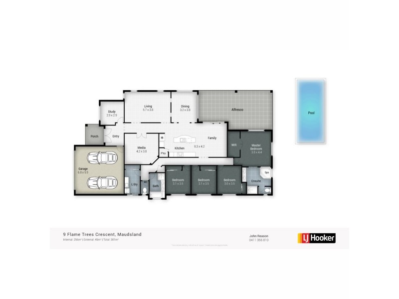 9 Flame Trees Crescent, Maudsland QLD 4210 Floorplan