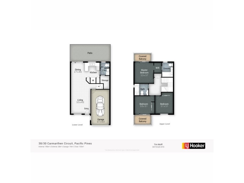 38/30 Carmarthen Circuit, Pacific Pines QLD 4211 Floorplan