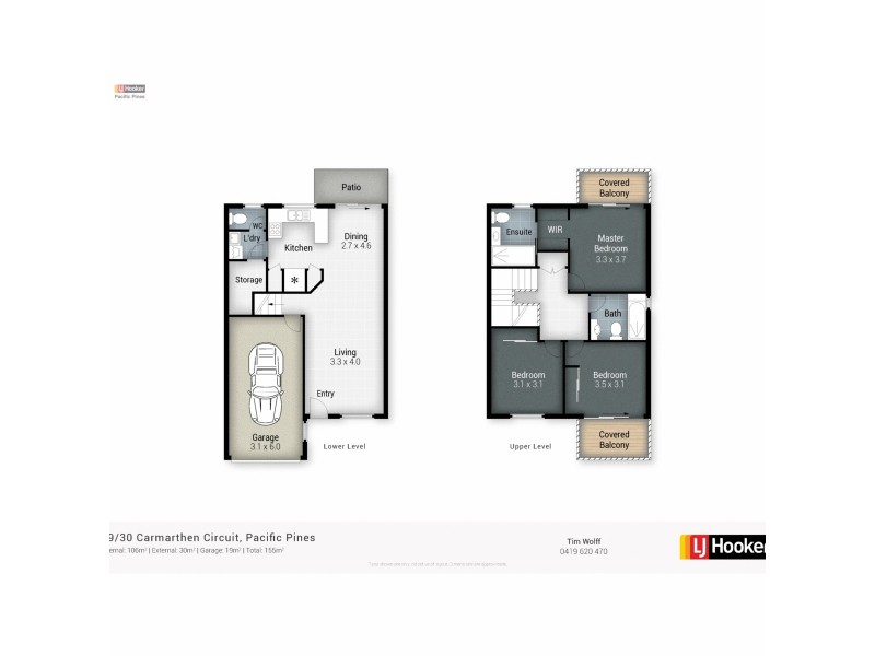 19/30 Carmarthen Circuit, Pacific Pines QLD 4211 Floorplan