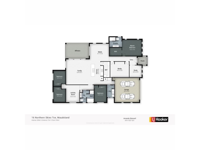16 Northern Skies Terrace, Maudsland QLD 4210 Floorplan
