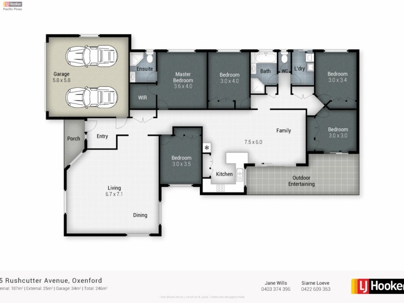 35 Rushcutter Avenue, Oxenford QLD 4210 Floorplan