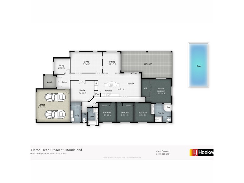 9 Flame Trees Crescent, Maudsland QLD 4210 Floorplan