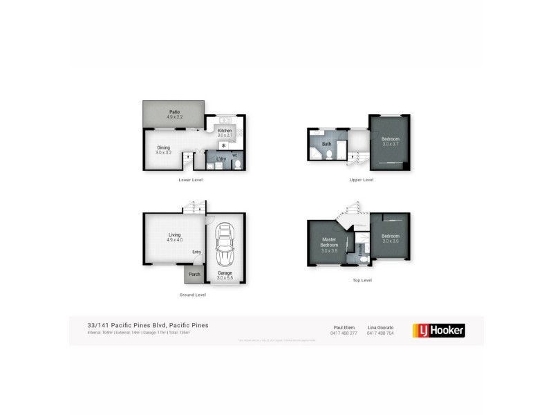 33/141 Pacific Pines Boulevard, Pacific Pines QLD 4211 Floorplan