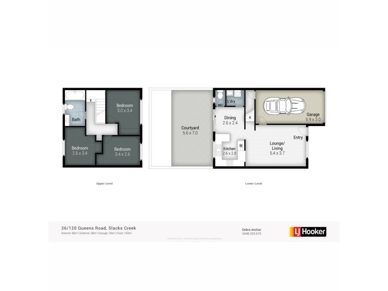 26/120 Queens Road, Slacks Creek QLD 4127 Floorplan