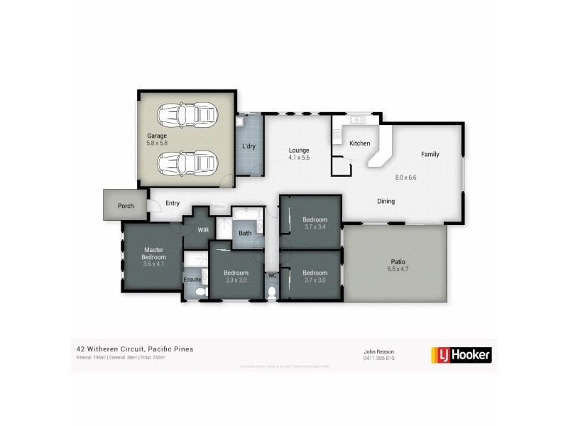 42 Witheren Circuit, Pacific Pines QLD 4211 Floorplan