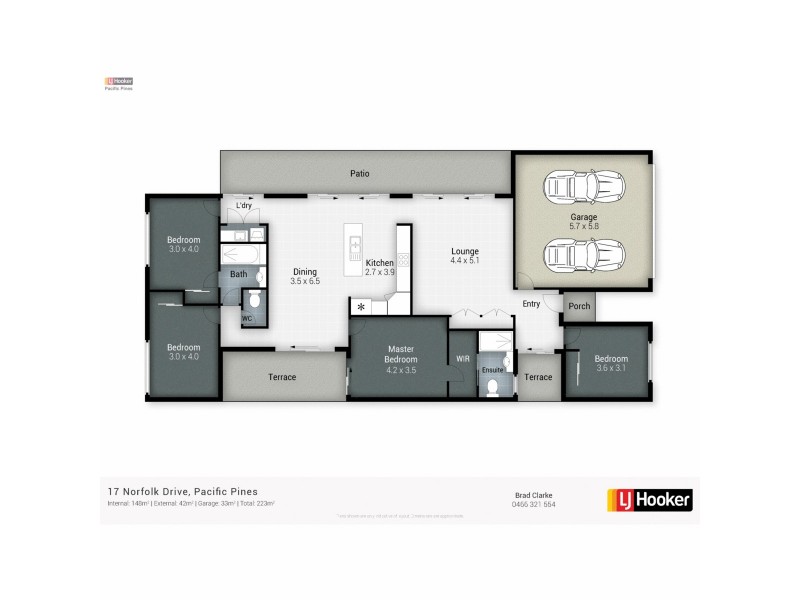 17 Norfolk Drive, Pacific Pines QLD 4211 Floorplan
