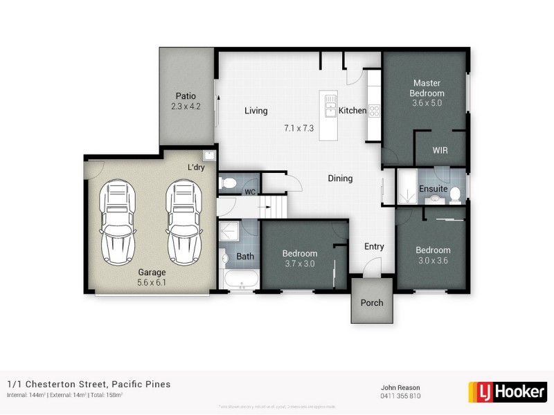 1/1 Chesterton Street, Pacific Pines QLD 4211