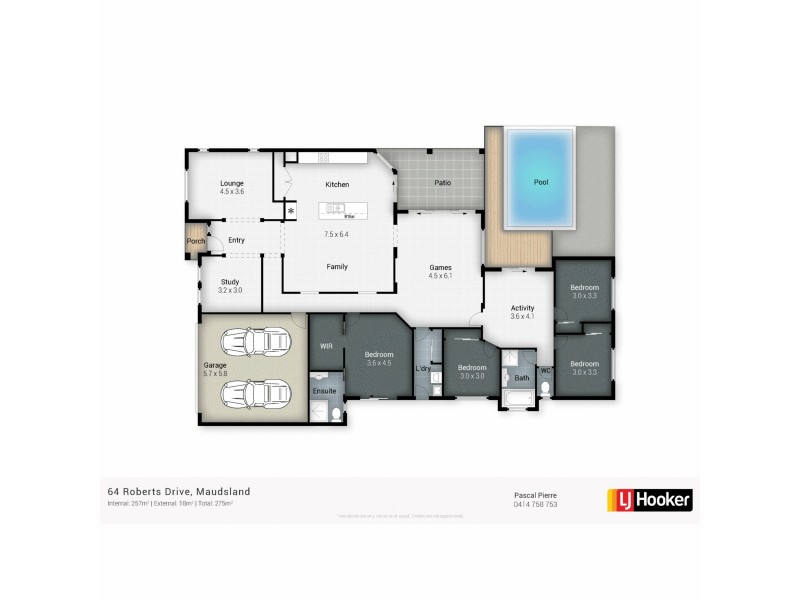 64 Roberts Drive, Maudsland QLD 4210 Floorplan