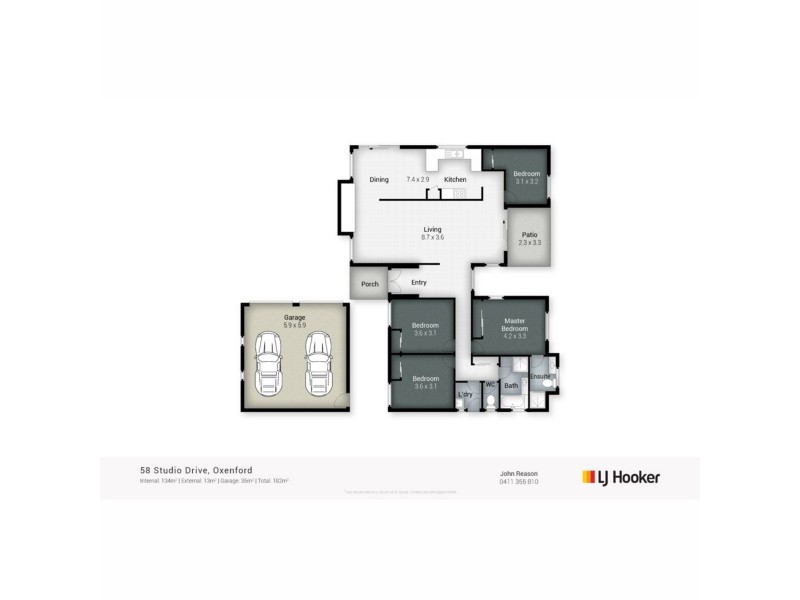 58 Studio Drive, Oxenford QLD 4210 Floorplan