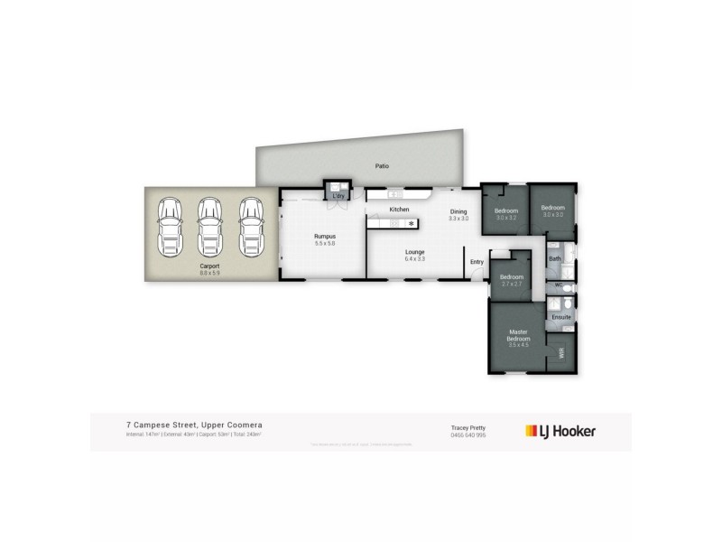 7 Campese Street, Upper Coomera QLD 4209 Floorplan