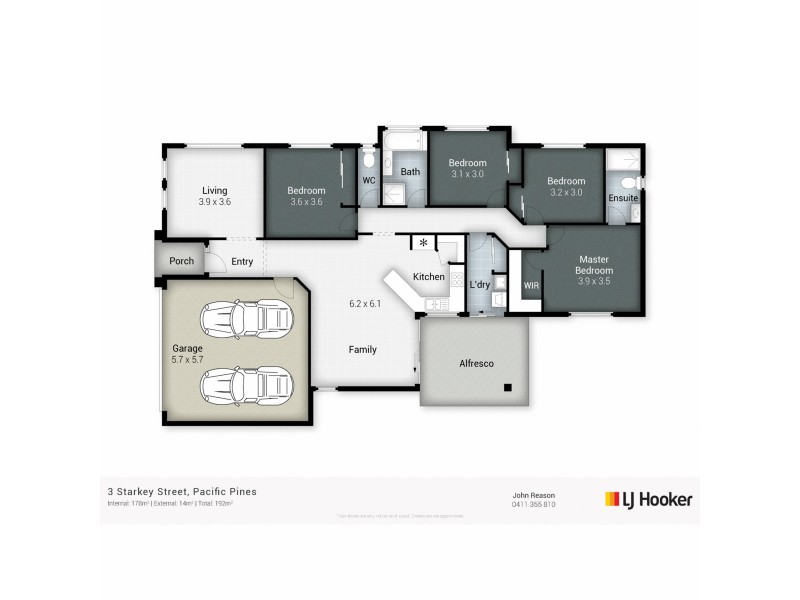 3 Starkey Street, Pacific Pines QLD 4211 Floorplan