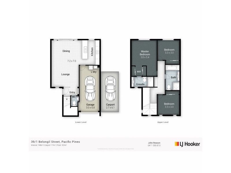 39/1 Belongil Street, Pacific Pines QLD 4211 Floorplan