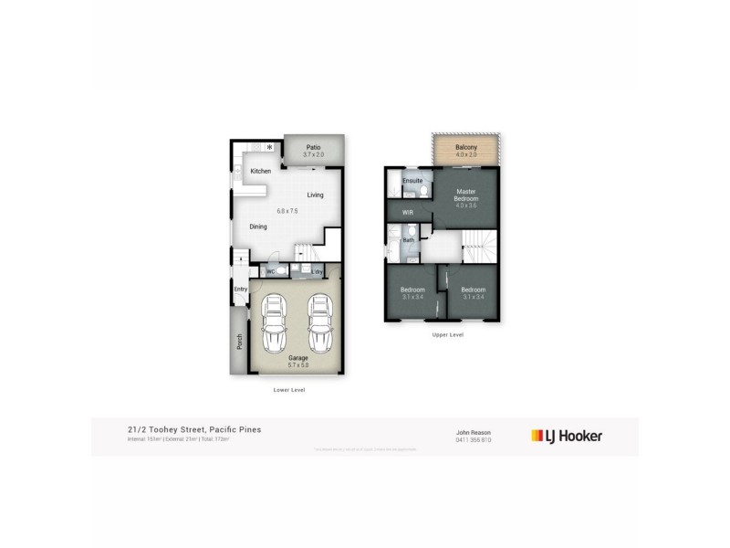 21/2 Toohey Street, Pacific Pines QLD 4211 Floorplan