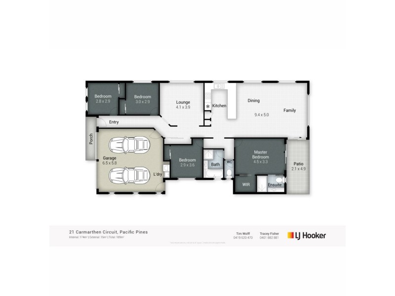 21 Carmarthen Circuit, Pacific Pines QLD 4211 Floorplan