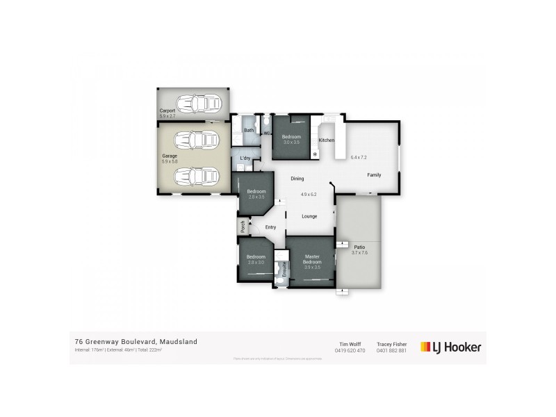 76 Greenway Boulevard, Maudsland QLD 4210 Floorplan