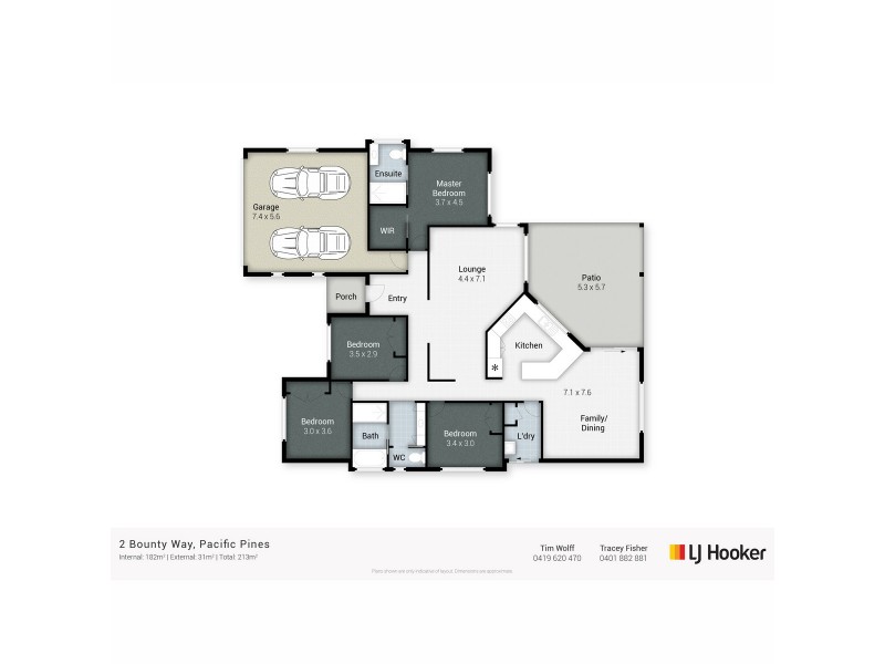 2 Bounty Way, Pacific Pines QLD 4211 Floorplan