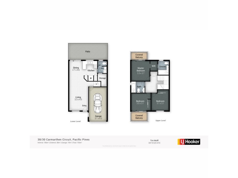 38/30 Carmarthen Circuit, Pacific Pines QLD 4211 Floorplan