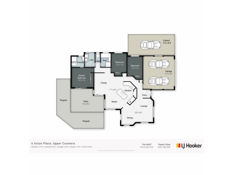 6 Acton Place, Upper Coomera QLD 4209 Floorplan