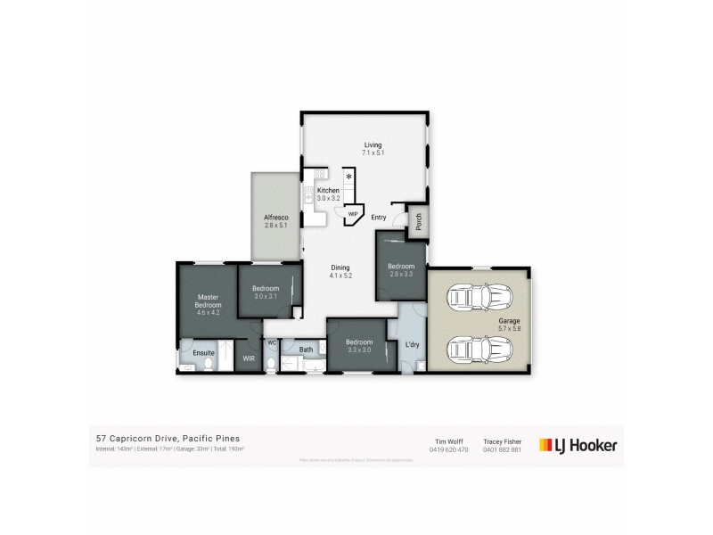 57 Capricorn Drive, Pacific Pines QLD 4211 Floorplan