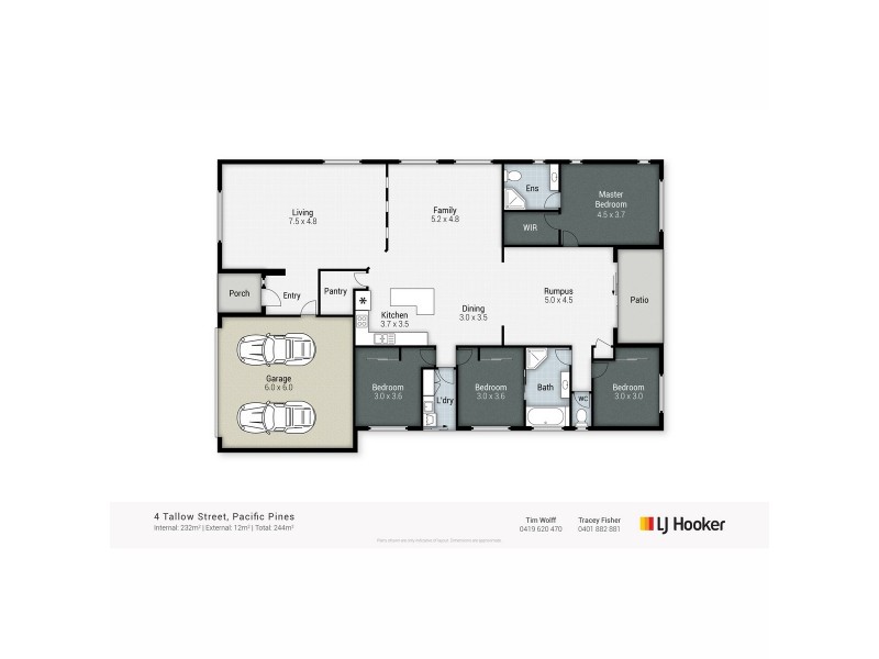 4 Tallow Street, Pacific Pines QLD 4211 Floorplan