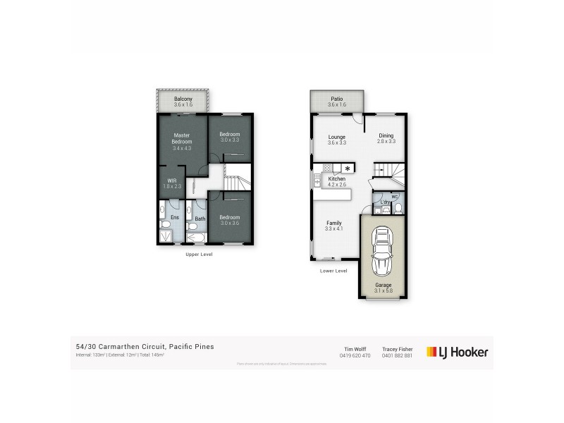 54/30 Carmarthen Circuit, Pacific Pines QLD 4211 Floorplan