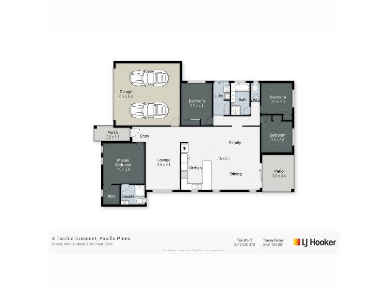 3 Tarrina Crescent, Pacific Pines QLD 4211 Floorplan