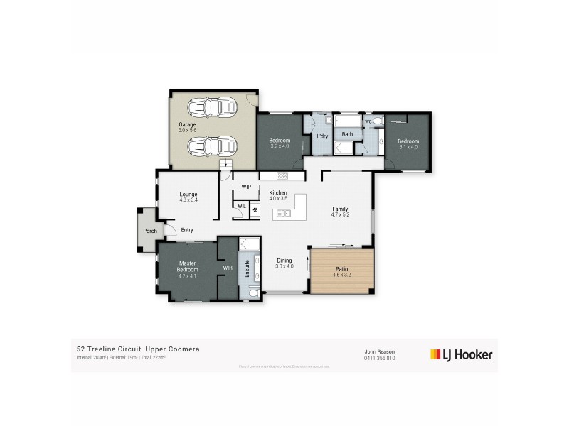 52 Treeline Circuit, Upper Coomera QLD 4209 Floorplan