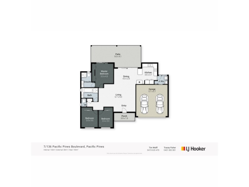 7/136 Pacific Pines Boulevard, Pacific Pines QLD 4211 Floorplan